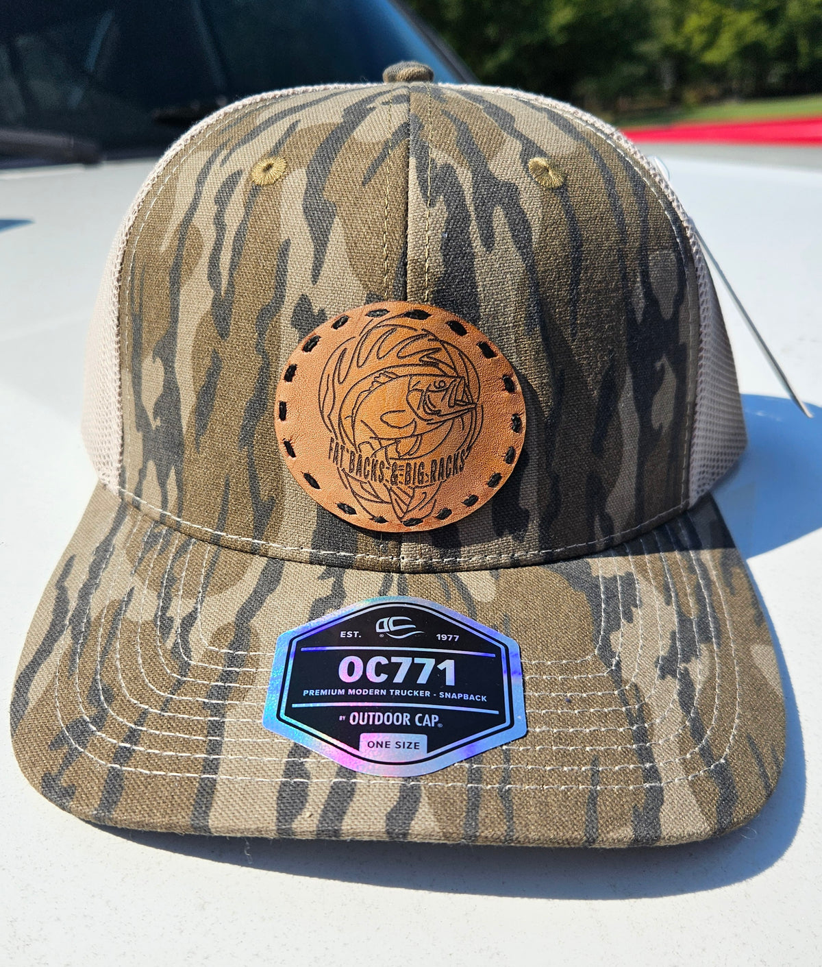 MOSSY OAK BTTMLAND/TAN FBBR Patch
