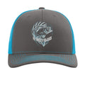 Charcoal/ Neon Blue - 112 - FRONT