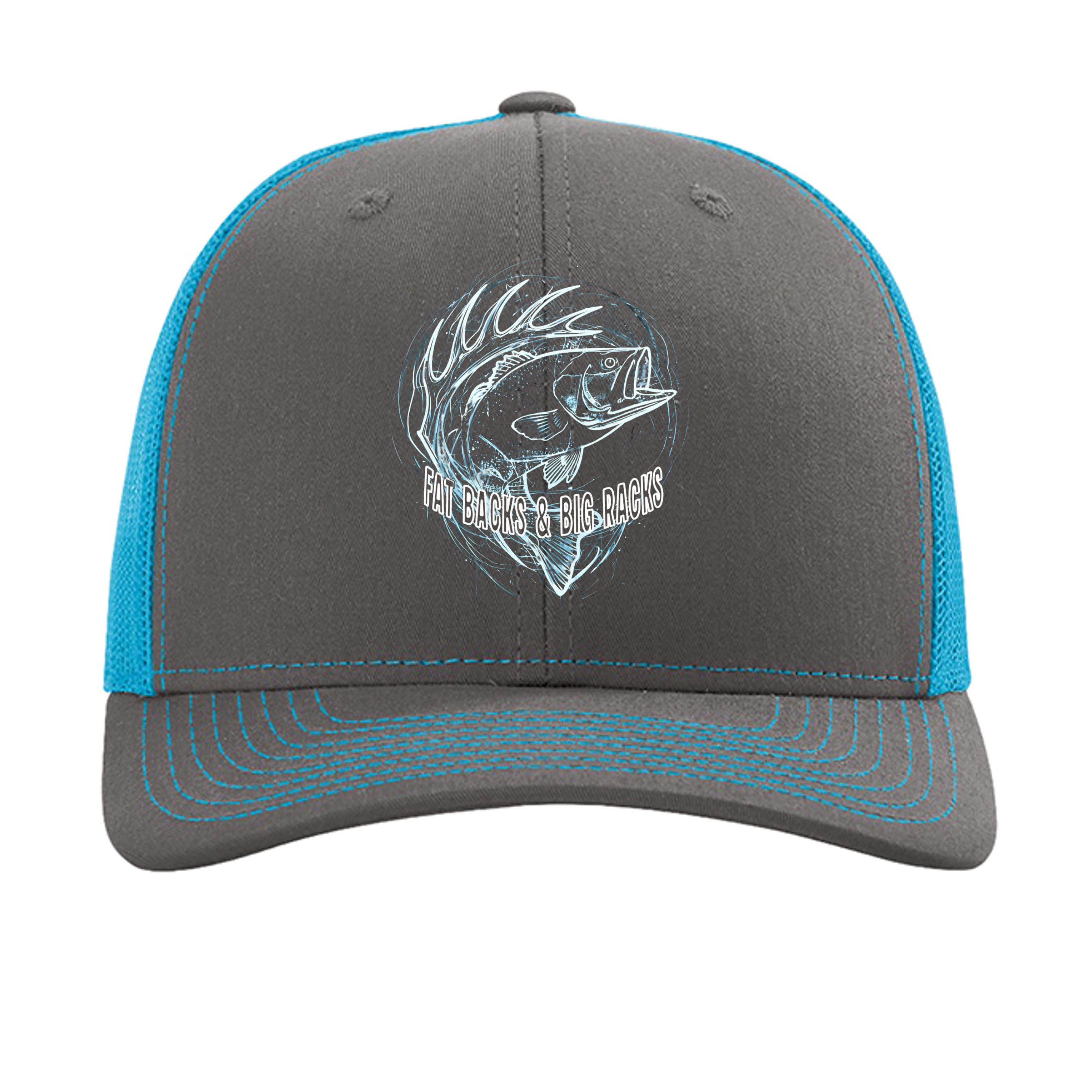 Charcoal/ Neon Blue - 112 - FRONT
