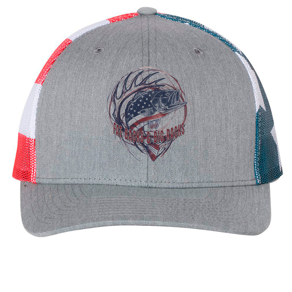 Heather Grey/ Flag - 112PM - FRONT